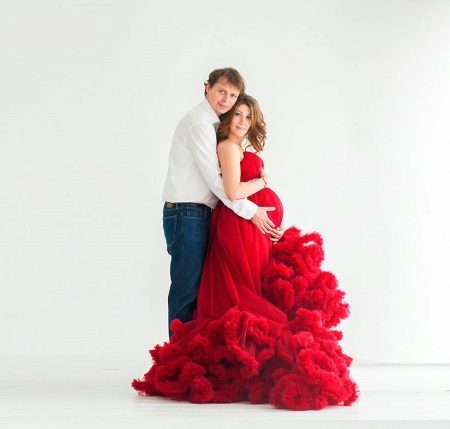 Belle robe pour femme enceinte à louer pour une séance photo