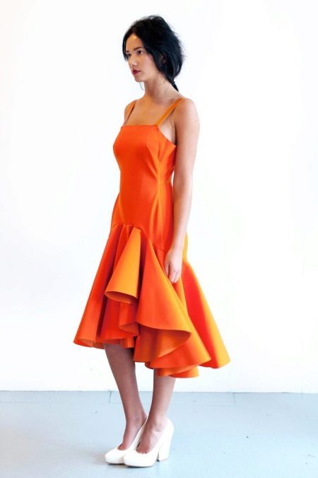 Robe néoprène orange