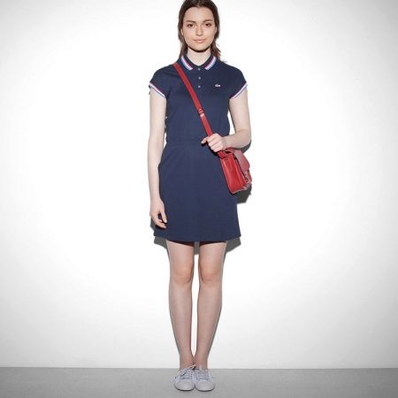 Robe courte bleue