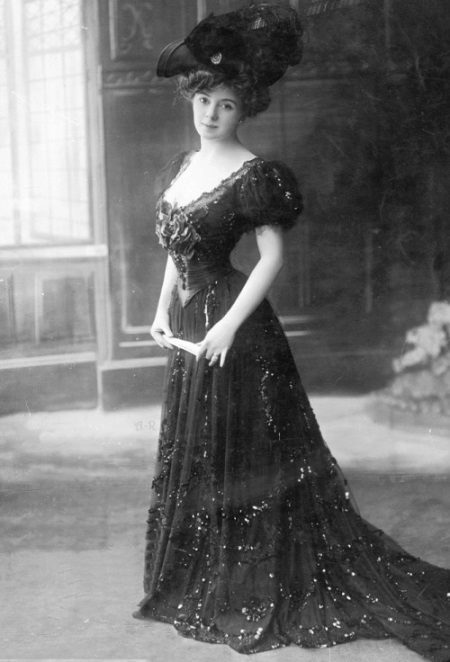 Robe vintage avec un corset