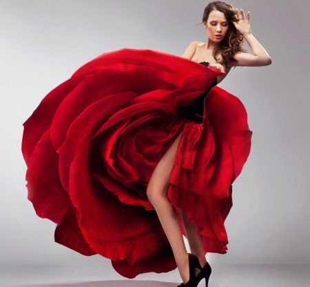 Robe rose