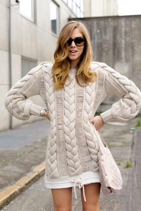 Robe tunique en maille
