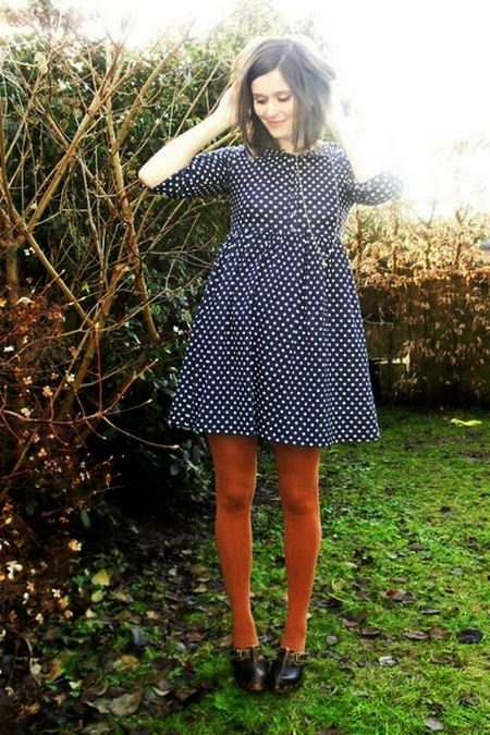 Collants pour robe à taille haute