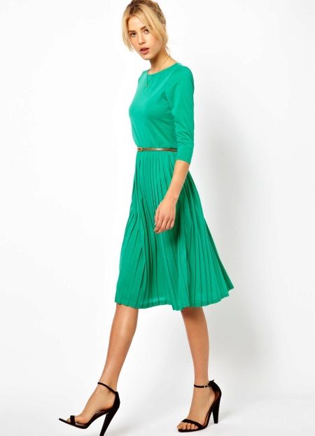 Robe verte décontractée