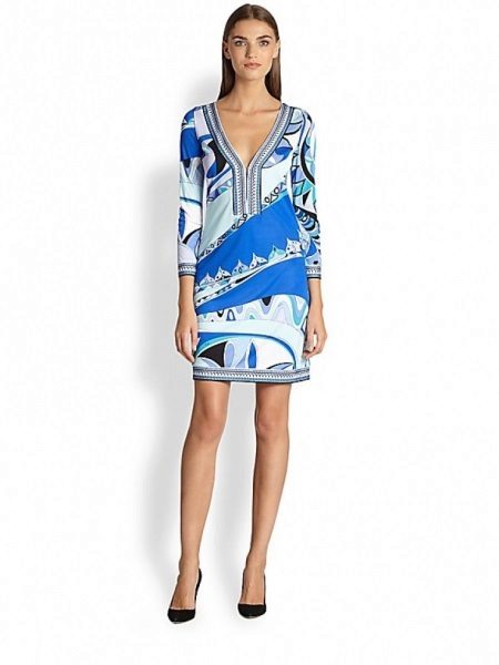 Robe tunique en jersey