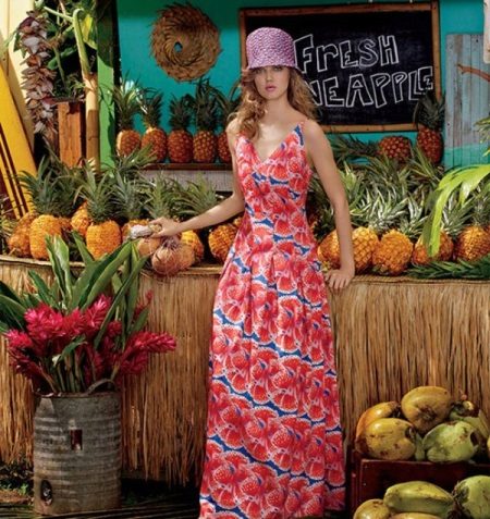 Robe d'été couleur au sol