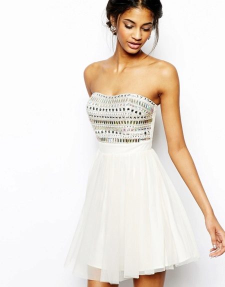 Robe bandeau courte