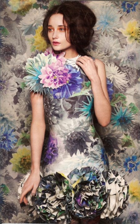 Robe de papier peint