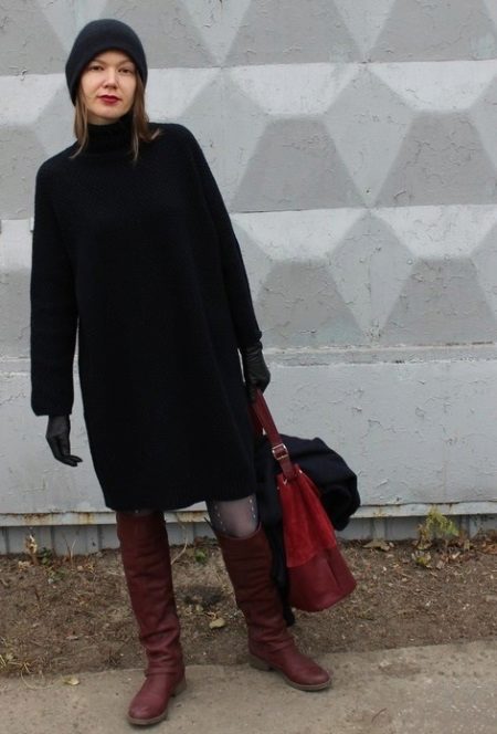 Sac habillé avec des bottes