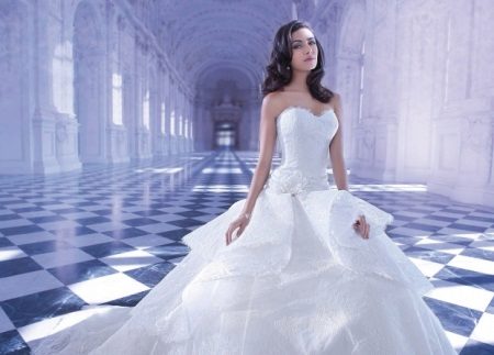 Robe bustier à taille basse