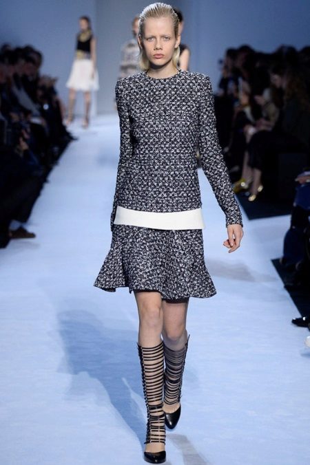 Robe en tweed