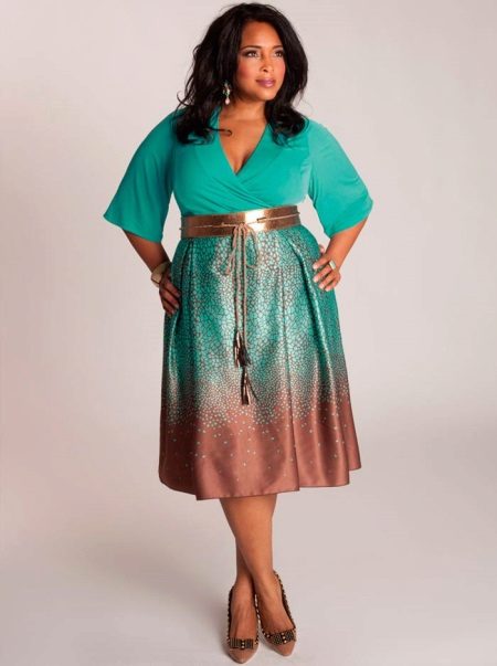 Robe en crêpe de Chine pour la couleur