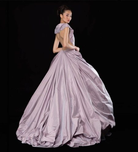 Robe dos nu A-line