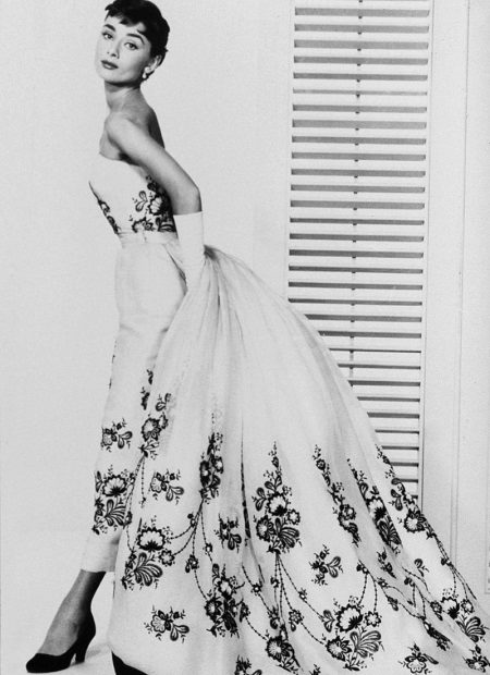 Robe longue du soir années 60