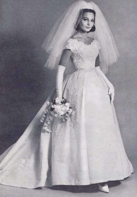 Robe de mariée des années 60