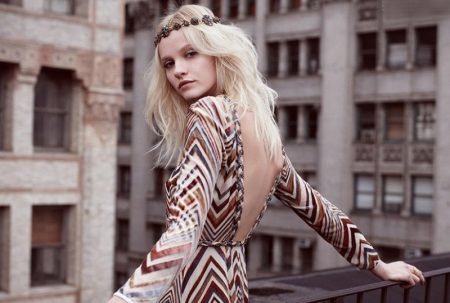 Robe Boho Chic à dos ouvert