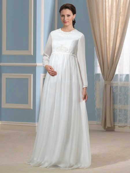 Robe de mariée pour femme enceinte