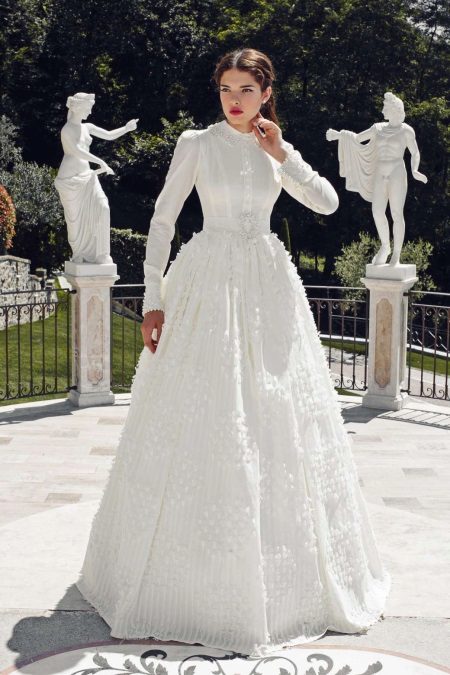 Robe de mariée rétro fermée