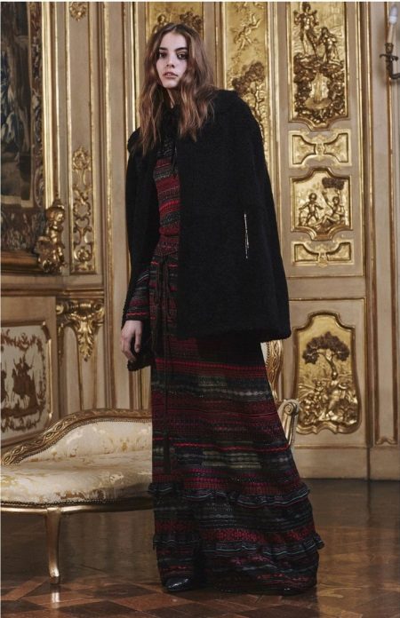 Robe d'hiver tricotée