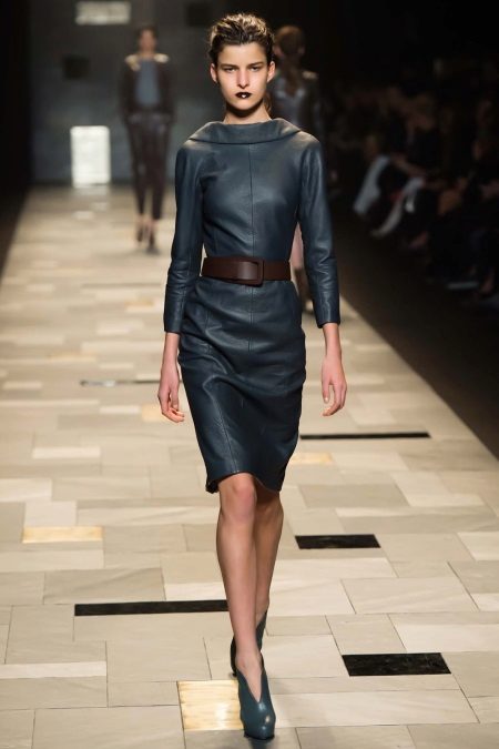 Cinto para vestido de couro preto