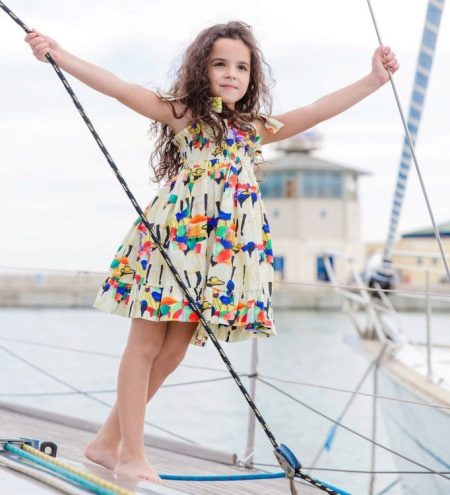 Robe d'été à bretelles pour fille