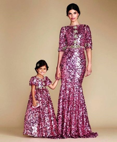 Robe d'été au sol pour les filles