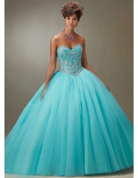 robe de soirée en organza classique