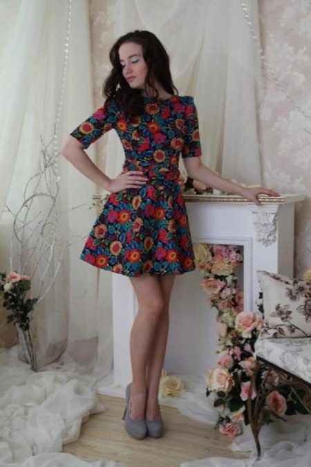 robe en satin crêpe