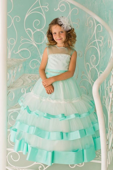 robe de bal turquoise 4e année