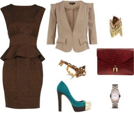accessoires pour robe fourreau sans manches