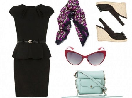 Accessoires pour robe noire