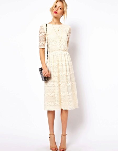 Accessoires de robe de dentelle MIDI
