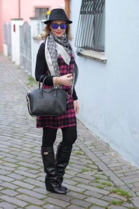 Veste à carreaux