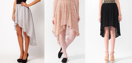 Jupes asymétriques