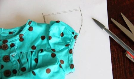 Créer un motif de manche sur la robe
