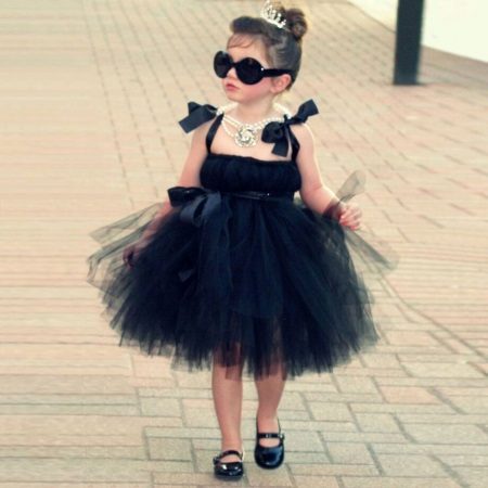 Chic petite robe tutu pour petite fille