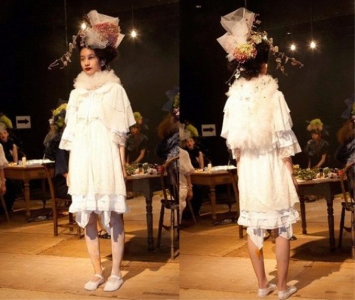 Une robe de mariée terrible de Fur-Fur